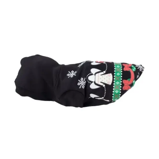 Pet Life LED Patterned Holiday Hooded Dog Costume Sweater with Included Batteries image {5}