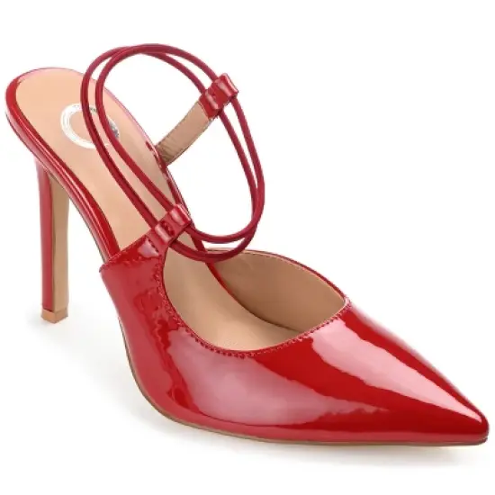Journee Collection Womens Gracelle Pull On High Stiletto Pointed Toe Pumps image {12}