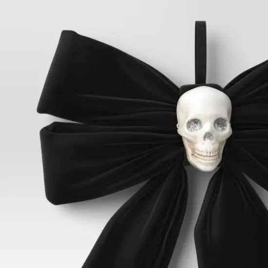 12" Velvet Bow with Embellishments - Hyde and EEK! Boutique&trade; image {2}