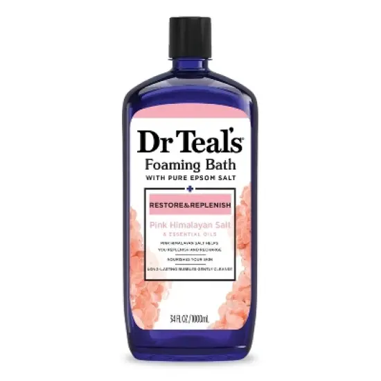 Dr Teal's Restore & Replenish Pink Himalayan Orange Foaming Bubble Bath - 34 fl oz image {5}