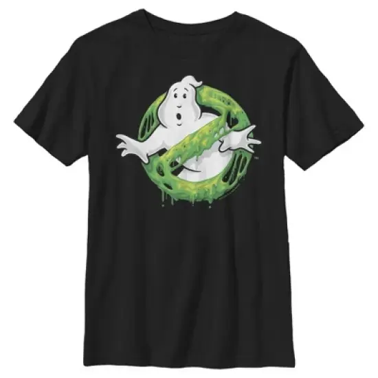 Boy's Ghostbusters Slime Logo T-Shirt image {4}