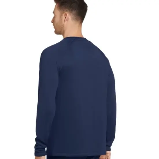 Jockey Men's Grid Fleece Thermal Long Sleeve Crew image {1}