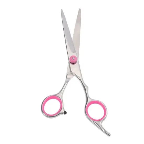 Unique Bargains Upgrade Straight Scissors for Long Short Thick Hard Soft Hair 6.69" 1 Pc image {5}
