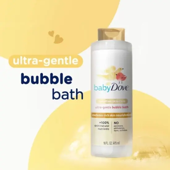 Baby Dove Melanin Rich Skin Nourishment Bubble Bath - 16 fl oz image {2}