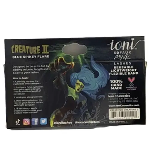 IONI Colored CREATURE II BLUE Spikey Flare(Pack of 6) image {3}
