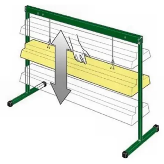 Hydrofarm JS10065 Jump Start 2-Feet Hydroponic Grow Light Stand (Stand Only) image {4}