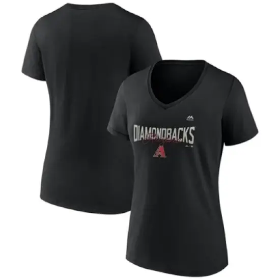 MLB Arizona Diamondbacks Women's Short Sleeve V-Neck Core T-Shirt image {3}
