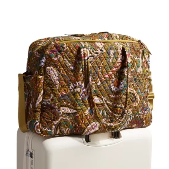 Vera Bradley Women's Outlet Cotton Large Weekender Travel Bag image {2}