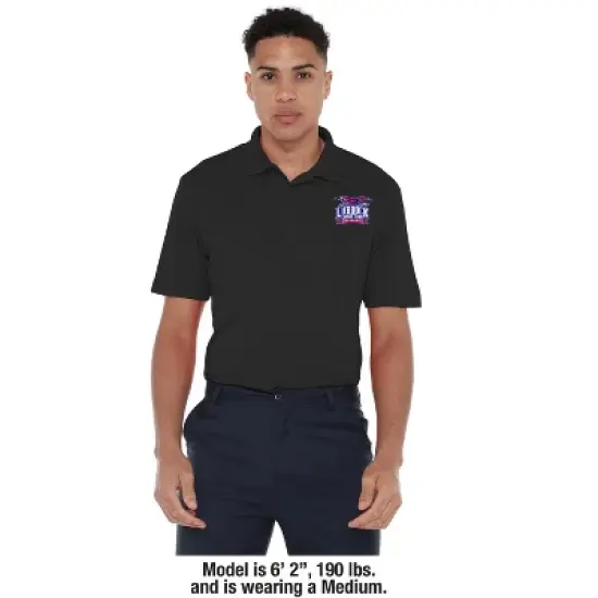 Men's Lubbock Christian University Adult Polo Left Chest Logo image {2}