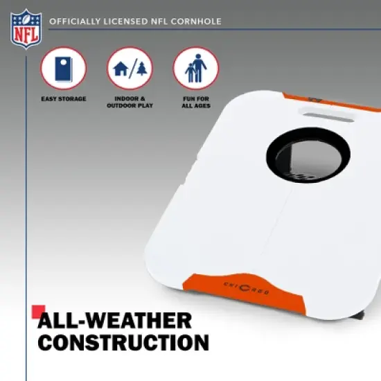 NFL Chicago Bears All-Weather Travel Cornhole Set image {2}