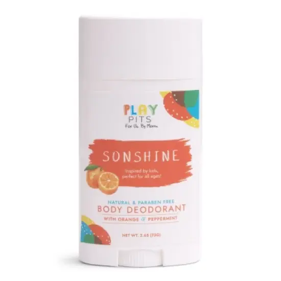Play Pits Sonshine Kids' Natural Solid Deodorant - 2.65oz image {9}