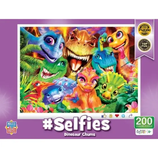 MasterPieces 200 Piece Jigsaw Puzzle for Kids - Dinosaur Chums - 14"x19" image {1}