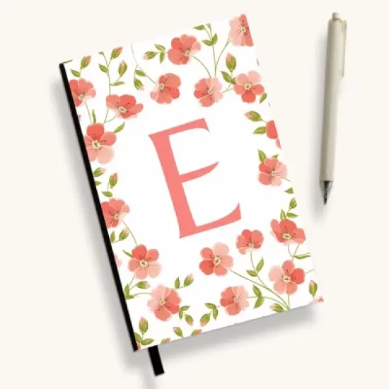 Personalization Mall Flowery Initial Personalized Journal image {6}
