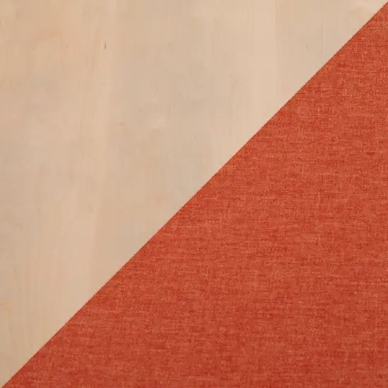 42" Folia Bench Polyester/Wood Natural/Orange - LumiSource image {5}