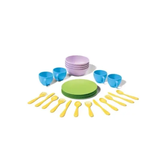 Green Toys Kitchen Role Play Dish Set image {1}