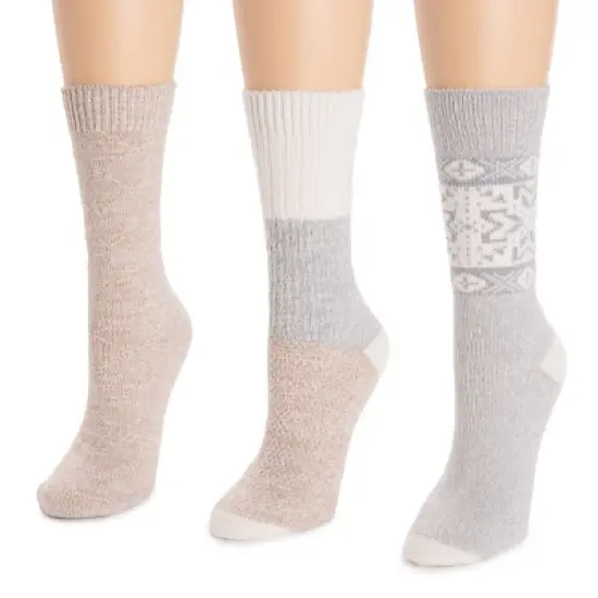MUK LUKS Women's 3 Pack Boot Socks image {6}