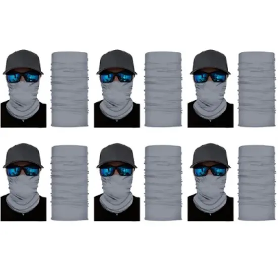 6 Pack Neck Gaiters Versatile for Outdoor Sports Work or Travel image {8}