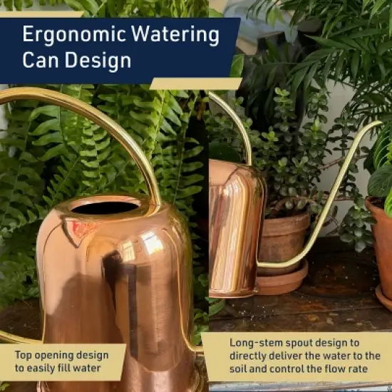 Kings County Tools 48oz Copper Watering Can image {2}