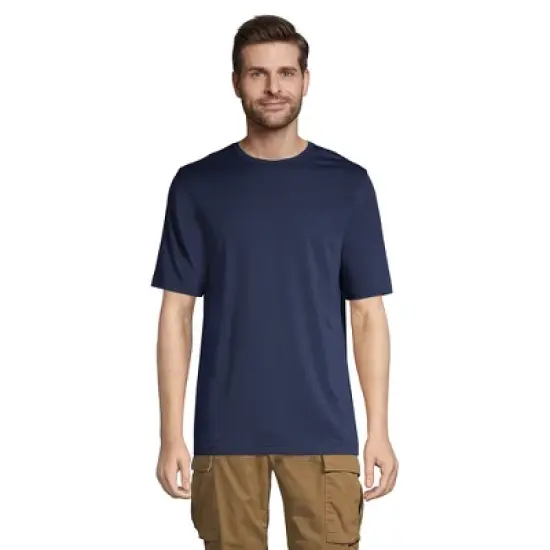 Lands' End Men's Short Sleeve Supima Tee image {1}