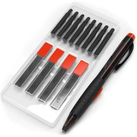 Arteza Box of #2 HB Mechanical Pencils with Refills and Erasers, 0.7mm, Number 2 Bulk Pencil School Supply - 16 Pack image {1}