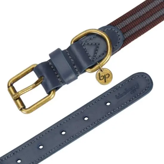 Blueberry Pet Polyester and Leather Dog Collar image {1}