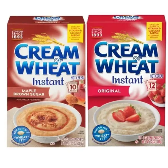Cream of Wheat Variety Pack (Original & Maple Brown Sugar) image {4}