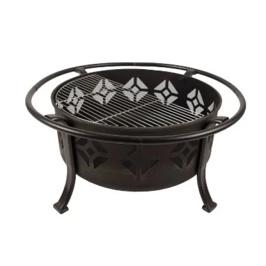 Pleasant Hearth Sunderland Deep Bowl Fire Pit image {3}