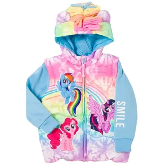 My Little Pony Pinkie Pie Girls Zip Up Jacket Little Kid to Little Kid image {2}