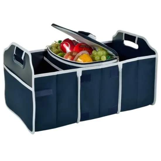 Picnic at Ascot Original Folding Trunk Organizer with Removable Cooler - Durable No Sag Design image {6}