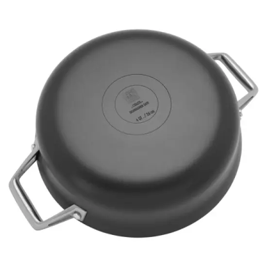 ZWILLING Motion Hard Anodized 4-qt Aluminum Nonstick Chef's Pan image {2}