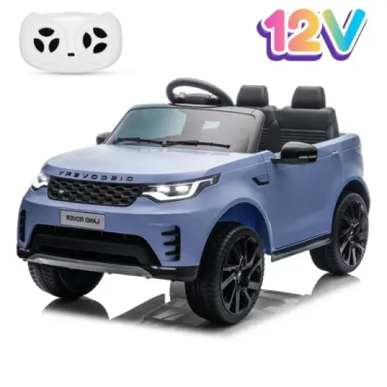 Garvee 12V Kids Electric Ride-On Car with Remote &ndash; Land Rover Licensed Toy Vehicle with LED Lights, Music, Seatbelt & Dual Motors image {11}