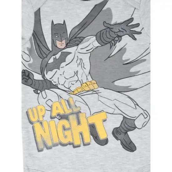 DC Comics Justice League The Flash Superman Batman Baby 3 Pack Bodysuits Newborn to Infant  image {6}