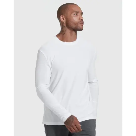 Men's Active Long Sleeve Crew Neck T-Shirt - True Classic image {6}