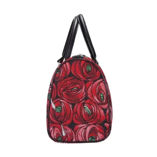 Signare USA Rennie Mackintosh Rose And Teardrop Red Travel Bag image {4}
