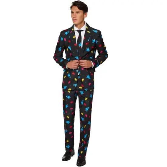 Suitmeister Men's Party Suit - Videogame - Multicolor image {3}