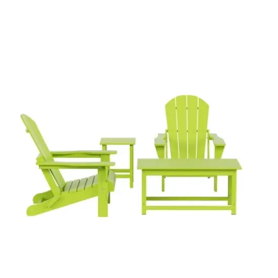 WestinTrends  4-Piece Outdoor Paio Adirondack Conversation Set image {17}