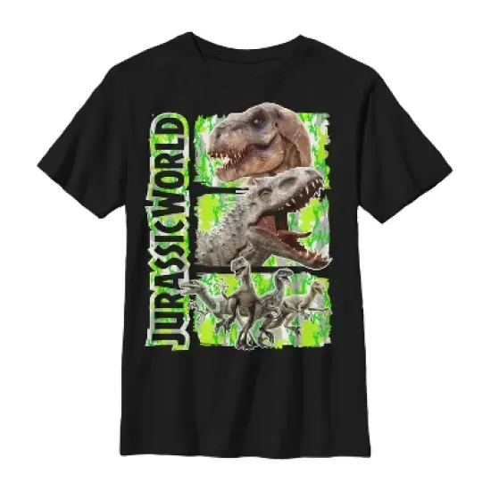 Boy's Jurassic World Dinosaur Panels T-Shirt image {3}
