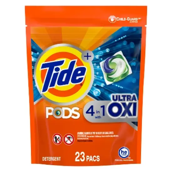 Tide Pods Ultra Oxi Laundry Detergent Pacs image {15}