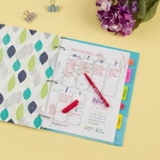 Avery Marks A Lot Permanent Markers, Pen-Style Size, Ultra Fine Tip, 8 Assorted Markers (09231) image {7}