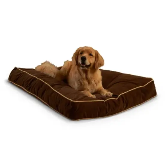 Kensington Garden Buster Rectangle Pillow Dog Bed - Cocoa image {7}