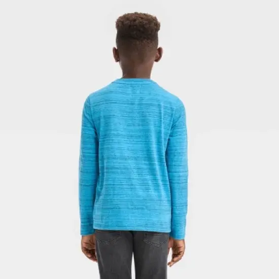 Boys' Long Sleeve Pocket Henley Shirt - Cat & Jack&trade; image {1}