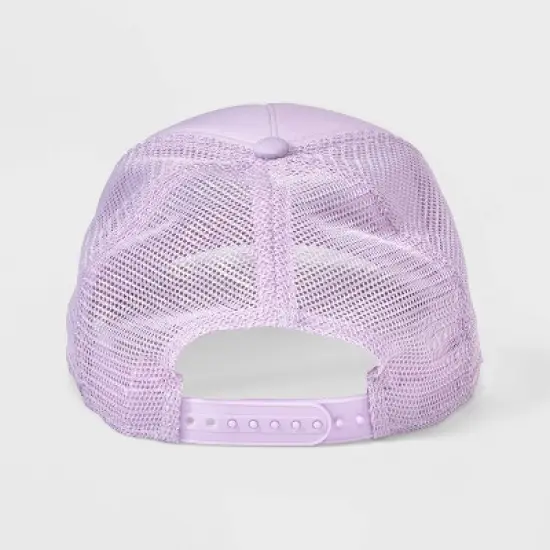 Angel Patch Trucker Hat - Mighty Fine Lavender image {1}