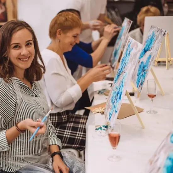 Aoibox Wood Tabletop Easels 9 Inch Tripod Set for Kids Students Painting Party Portable Canvas Photo Display Holder 4 Pack image {5}