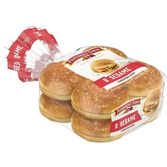 Pepperidge Farm Bakery Classics Sesame Topped Hamburger Buns - 15oz/8ct image {6}