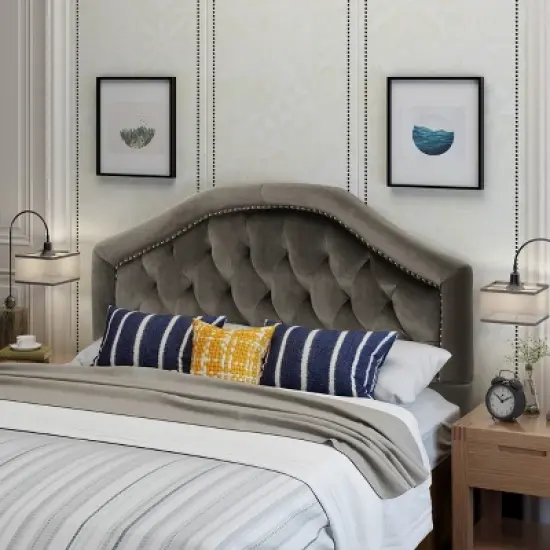 Christopher Knight Home Killian Contemporary Tufted Full/Queen Headboard image {7}
