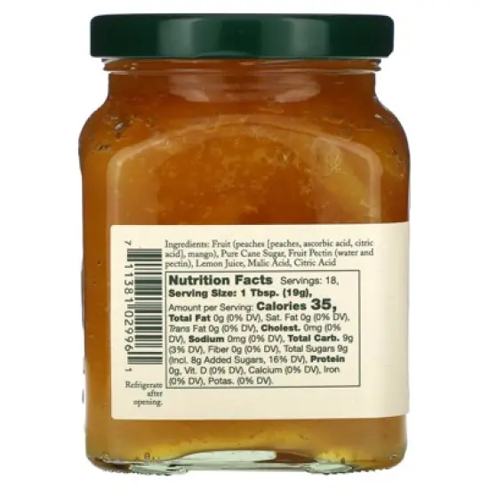 Stonewall Kitchen Mango Peach Jam, 12 oz (340 g) image {1}