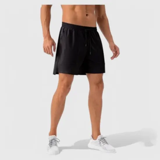 Anna-Kaci Active Men's Quick Dry Training Shorts with Elastic Waistband Adjustable Drawstring and Side Vents image {3}