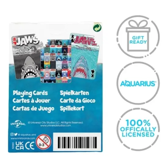 NMR Distribution JAWS 50th Anniversary Movie Posters Playing Cards image {4}