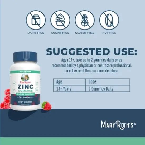 MaryRuth's Zinc Gummies, 60 ct image {2}