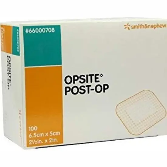 OpSite 66000708 Post Op 2 in. x 2 1/2 in. (Box of 100) image {2}